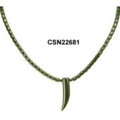 Hematite Stone Claw Pendant Beads Chain Choker Fashion Women Necklace